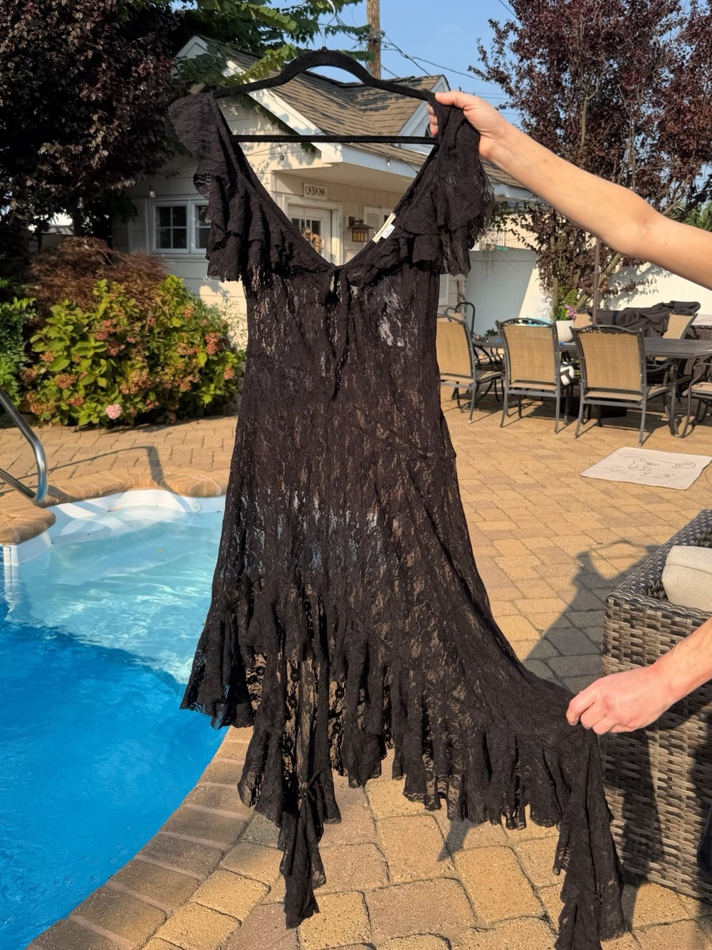 Kimchi Blue Chiara Sheer Lace Midi Dress - Picture 2 of 5